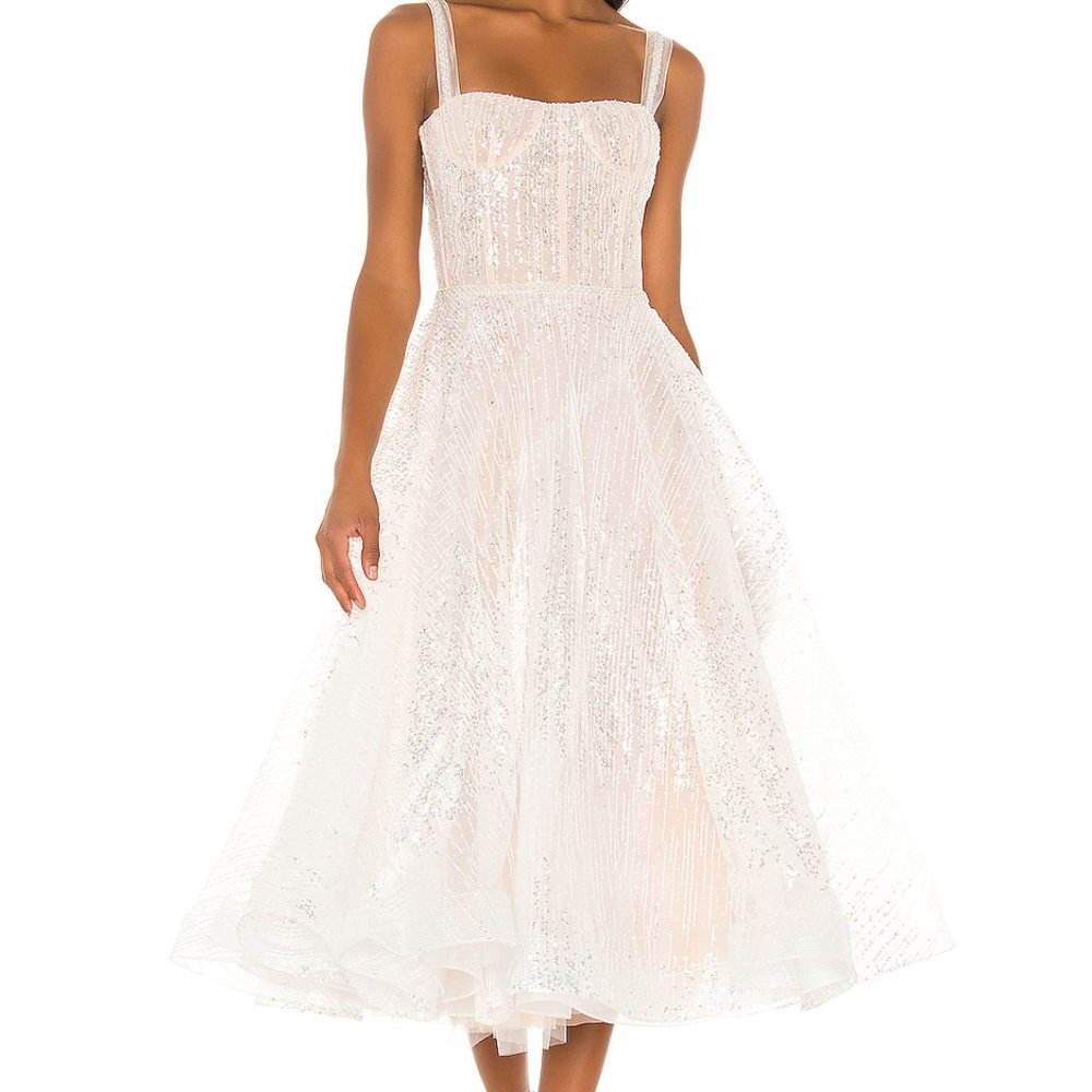 Bronx and Banco - Mademoiselle Bridal Midi Dress